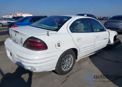 1999 Pontiac Grand Am Se из США, поврежденный, VIN 1G2NE52T9XM833024